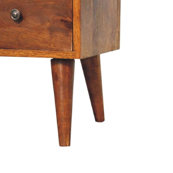 Rechthoekige salontafel met twee laden en onderplank 4